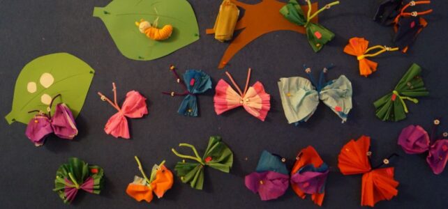 Dzień motyla w grupie młodszej.